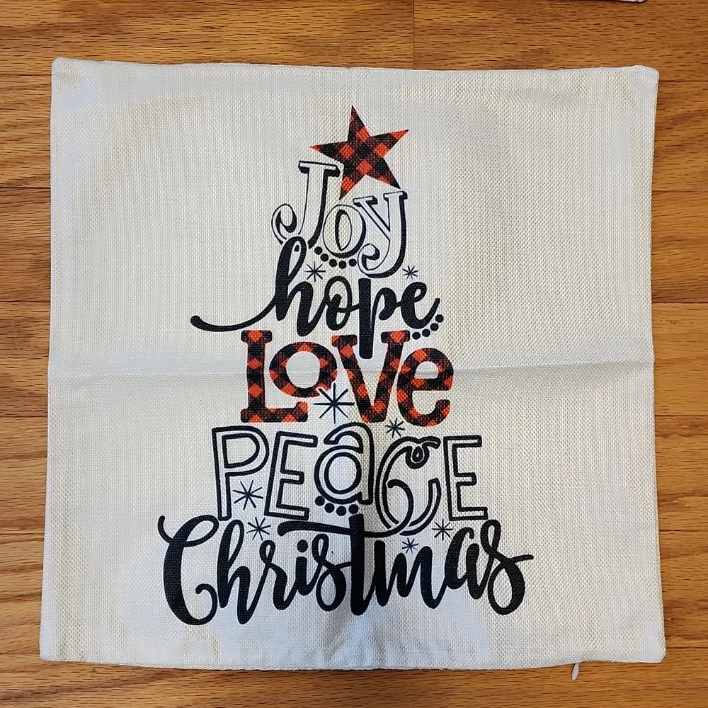 Throw Pillow Covers for Christmas NEW 4 Pack